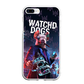 Чехол для iPhone 7Plus/8 Plus матовый с принтом Watch Dogs: Legion в Кировске, Силикон | Область печати: задняя сторона чехла, без боковых панелей | Тематика изображения на принте: 