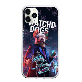 Чехол для iPhone 11 Pro Max матовый с принтом Watch Dogs: Legion в Кировске, Силикон |  | 