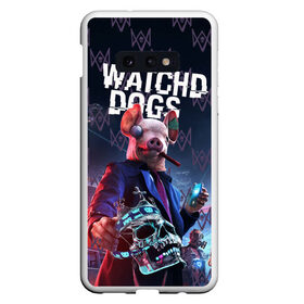 Чехол для Samsung S10E с принтом Watch Dogs: Legion в Кировске, Силикон | Область печати: задняя сторона чехла, без боковых панелей | 