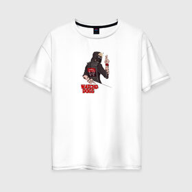 Женская футболка хлопок Oversize с принтом Watch Dogs Legio в Кировске, 100% хлопок | свободный крой, круглый ворот, спущенный рукав, длина до линии бедер
 | 