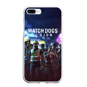 Чехол для iPhone 7Plus/8 Plus матовый с принтом WATCH DOGS: LEGION в Кировске, Силикон | Область печати: задняя сторона чехла, без боковых панелей | Тематика изображения на принте: 