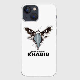 Чехол для iPhone 13 mini с принтом Орел в Кировске,  |  | khabib | the eagle | боец | бои | борец | борьба | дагестан | мма | нурмагомедов | орел | птица | хабиб | чемпион