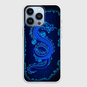Чехол для iPhone 13 Pro с принтом NEON DRAGON в Кировске,  |  | дракон | китайский дракон | неон | неоновый дракон