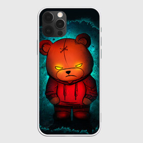 Чехол для iPhone 12 Pro Max с принтом НЕОНОВЫЙ МИШКА в Кировске, Силикон |  | глаза | злой мишка | медведь | мишка | неон