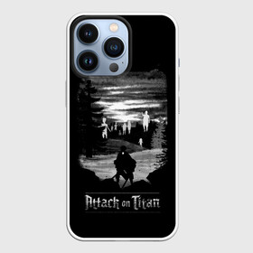 Чехол для iPhone 13 Pro с принтом АТАКА ТИТАНОВ. Одинокий герой в Кировске,  |  | anime | attack on titan | аниме | армин арлерт | атак он титан | атака на титанов | атака титанов | великаны | гарнизон | колоссальный | леви | легион разведки | лого | манга | микаса аккерман | разведкорпус