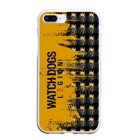 Чехол для iPhone 7Plus/8 Plus матовый с принтом Watch Dogs Legion Skulls в Кировске, Силикон | Область печати: задняя сторона чехла, без боковых панелей | 