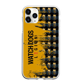 Чехол для iPhone 11 Pro Max матовый с принтом Watch Dogs Legion Skulls в Кировске, Силикон |  | 