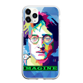 Чехол для iPhone 11 Pro матовый с принтом Джон Леннон Imagine в Кировске, Силикон |  | Тематика изображения на принте: beatles | imagine | john | lennon | the beatles | битлз | битлы | группа | джон | купить | леннон | леннона | очки | рок н ролл | с группы | хиппи