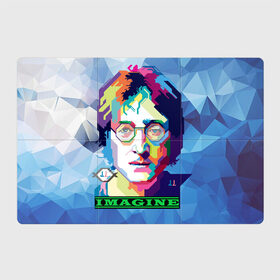 Магнитный плакат 3Х2 с принтом Джон Леннон Imagine в Кировске, Полимерный материал с магнитным слоем | 6 деталей размером 9*9 см | beatles | imagine | john | lennon | the beatles | битлз | битлы | группа | джон | купить | леннон | леннона | очки | рок н ролл | с группы | хиппи