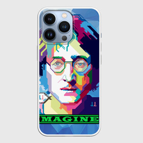 Чехол для iPhone 13 Pro с принтом Джон Леннон Imagine в Кировске,  |  | beatles | imagine | john | lennon | the beatles | битлз | битлы | группа | джон | купить | леннон | леннона | очки | рок н ролл | с группы | хиппи