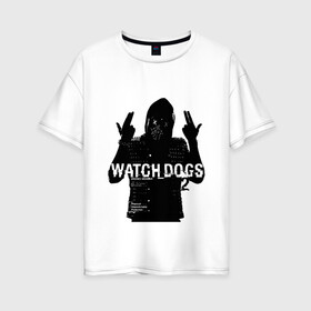 Женская футболка хлопок Oversize с принтом Watch dogs 2 (Z) в Кировске, 100% хлопок | свободный крой, круглый ворот, спущенный рукав, длина до линии бедер
 | black viceroys | ubisoft montreal | watch dogs | watchdogs | watch_dogs | взлом | делфорд уэйд | дефолт | джей би | джей би маркович | дэмиен брэнкс | клара лилл | куинн | лаки | лис | мститель | пирс | рэймонд кинни | сторожевые п
