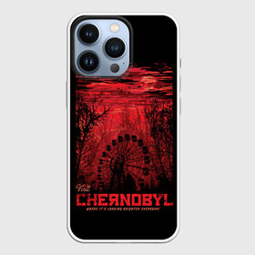 Чехол для iPhone 13 Pro с принтом Чернобыль в Кировске,  |  | Тематика изображения на принте: chernobyl | chernobyl nuclear power plant | exclusion zone | pripyat | radiation | stalker | зона отчуждения | припять | радиация | сталкер | чаэс | чернобыль