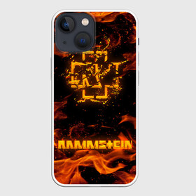 Чехол для iPhone 13 mini с принтом RAMMSTEIN в Кировске,  |  | amerika | art | germany | logo | rammstein | rock | till lindemann | арт | германия | группа | логотип | музыка | немецкая группа | немцы | огонь | песня | раммштайн | рамштайн | рок