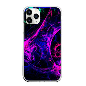 Чехол для iPhone 11 Pro Max матовый с принтом GambaTR в Кировске, Силикон |  | abstraction | colorful | dark | fractal | glow | patterns | shapes | tangled | texture | абстракция | запутанный | разноцветный | свечение | текстура | темный | узоры | формы | фрактал