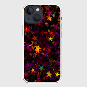 Чехол для iPhone 13 mini с принтом Stars в Кировске,  |  | abstract | art | colorful | shapes | stars | texture | абстрактный | арт | звезды | разноцветный | текстура | формы