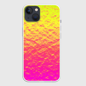 Чехол для iPhone 13 с принтом Яркий закат в Кировске,  |  | abstraction | casual | gradient | hot | yellow | абстракция | блестящий | блики | вода | волны | градиент | закат | золотистый | краска | красочный | небеса | неоновый | облака | пастельный | пляж | рассвет | сияние