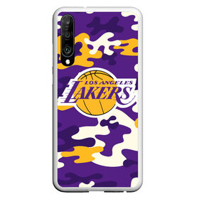 Чехол для Honor P30 с принтом LAKERS в Кировске, Силикон | Область печати: задняя сторона чехла, без боковых панелей | Тематика изображения на принте: 24 lakers | kobe bryant | lakers | los angeles lakers | баскетбол. | коби брайант | лос анджелес лейкерс | лосанджелес лейкерс