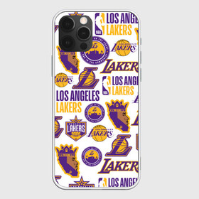 Чехол для iPhone 12 Pro с принтом LAKERS LOGO в Кировске, силикон | область печати: задняя сторона чехла, без боковых панелей | 24 lakers | kobe bryant | lakers | los angeles lakers | баскетбол. | коби брайант | лос анджелес лейкерс | лосанджелес лейкерс