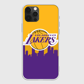 Чехол для iPhone 12 Pro с принтом LOS ANGELES LAKERS в Кировске, силикон | область печати: задняя сторона чехла, без боковых панелей | 24 lakers | kobe bryant | lakers | los angeles lakers | баскетбол. | коби брайант | лос анджелес лейкерс | лосанджелес лейкерс