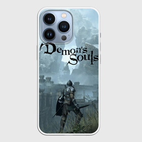 Чехол для iPhone 13 Pro с принтом Demons Souls в Кировске,  |  | Тематика изображения на принте: armor | dark souls | demons souls | dragon | fire | games | knight | namco bandai | nextgen | playstation 5 | praise the sun | ps5 | броня | восславь солнце | дарк соулс | демон соулс | дракон | игры | некстген | огонь | плейстейшен 5 | пс5 | рыцарь | тем