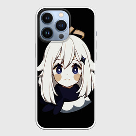 Чехол для iPhone 13 Pro с принтом Genshin Impact Paimon в Кировске,  |  | Тематика изображения на принте: amber | anime | genshin impact | girl | jean | lisa | paimon | zelda | аниме | геншен импакт | геншин импакт | геншин эмпакт | девушка | лиза | паймон | пеймон | тян | эмбер | эмбир