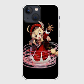 Чехол для iPhone 13 mini с принтом Genshin Impact Klee в Кировске,  |  | Тематика изображения на принте: amber | anime | genshin impact | girl | jean | klee | lisa | paimon | zelda | аниме | геншен импакт | геншин импакт | геншин эмпакт | девушка | кли | лиза | паймон | пеймон | тян | эмбер | эмбир