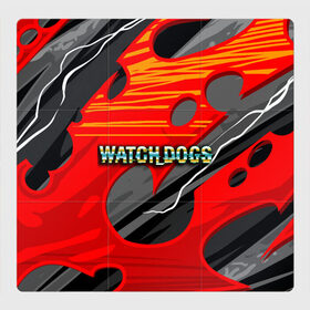 Магнитный плакат 3Х3 с принтом Watch Dogs Recing в Кировске, Полимерный материал с магнитным слоем | 9 деталей размером 9*9 см | Тематика изображения на принте: dogs | legion | logo | text | watch | взлом | игра | легион | лого | символ | текст | хак | хакер | хакеры
