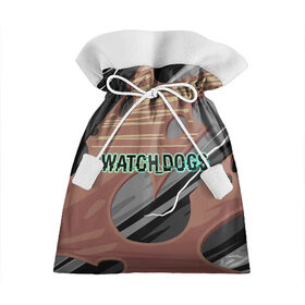 Подарочный 3D мешок с принтом Watch_Dogs в Кировске, 100% полиэстер | Размер: 29*39 см | Тематика изображения на принте: dogs | legion | logo | text | watch | взлом | игра | легион | лого | символ | текст | хак | хакер | хакеры