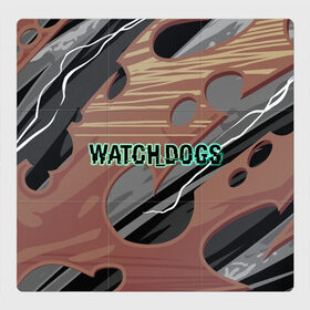 Магнитный плакат 3Х3 с принтом Watch_Dogs в Кировске, Полимерный материал с магнитным слоем | 9 деталей размером 9*9 см | dogs | legion | logo | text | watch | взлом | игра | легион | лого | символ | текст | хак | хакер | хакеры