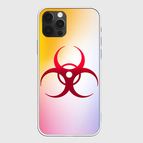 Чехол для iPhone 12 Pro Max с принтом Biohazard в Кировске, Силикон |  | biohazard | ncov2019 | plague inc | virus | вирус | градиент | знак | карантин | ковид | корона | коронавирус | опасность