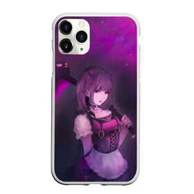 Чехол для iPhone 11 Pro Max матовый с принтом Anime girl demon в Кировске, Силикон |  | Тематика изображения на принте: anime | demon | girl | аниме | девушка | демон | коса | рога