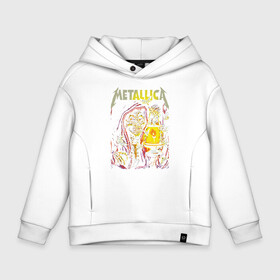 Детское худи Oversize хлопок с принтом Metallica в Кировске, френч-терри — 70% хлопок, 30% полиэстер. Мягкий теплый начес внутри —100% хлопок | боковые карманы, эластичные манжеты и нижняя кромка, капюшон на магнитной кнопке | american | heavy metal | los angeles | metal band | metallica | music | thrash metal | американская | лос анджелес | метал группа | металлика | музыка | трэш метал | трэш металл | хеви метал