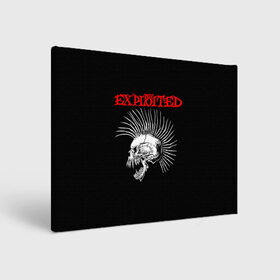 Холст прямоугольный с принтом The Exploited в Кировске, 100% ПВХ |  | exploited | punks | punks not dead | the exploited | панк не сдох | панки | уоти | череп | эксплоитед