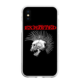 Чехол для iPhone XS Max матовый с принтом The Exploited в Кировске, Силикон | Область печати: задняя сторона чехла, без боковых панелей | Тематика изображения на принте: exploited | punks | punks not dead | the exploited | панк не сдох | панки | уоти | череп | эксплоитед