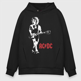 Мужское худи Oversize хлопок с принтом AC DC в Кировске, френч-терри — 70% хлопок, 30% полиэстер. Мягкий теплый начес внутри —100% хлопок | боковые карманы, эластичные манжеты и нижняя кромка, капюшон на магнитной кнопке | ac dc | australian | hard rock | music | rock | rock band | rocknroll | sydney | австралийская | музыка | рок | рок группа | рок н ролл | сидней | хард рок