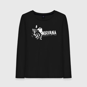 Женский лонгслив хлопок с принтом Nirvana в Кировске, 100% хлопок |  | alternative rock | american | grunge | music | nirvana | rock | rock band | usa | альтернативный рок | американская | гранж | музыка | рок | рок группа | сша