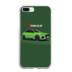 Чехол для iPhone 7Plus/8 Plus матовый с принтом AUDI RS Q3 (Z) в Кировске, Силикон | Область печати: задняя сторона чехла, без боковых панелей | audi | auto | perfomance | q3 | rs | rs q3 | rsq3 | sport | авто | автомобиль | автомобильные | ауди | бренд | ку 3 | ку3 | марка | машины | перфоманс | рс | спорт