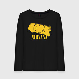 Женский лонгслив хлопок с принтом Nirvana в Кировске, 100% хлопок |  | alternative rock | american | grunge | music | nirvana | rock | rock band | usa | альтернативный рок | американская | гранж | музыка | рок | рок группа | сша