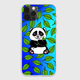 Чехол для iPhone 12 Pro Max с принтом Панда в Кировске, Силикон |  | Тематика изображения на принте: baby | bear | kawaii | teddy | бамбук | ветки | животные | игрушка | каваи | китай | коала | листья | малыш | медведь | медвежата | медвежонок | мультяшный | панда | пандочка | плюшевый | подарок | природа | пушистый