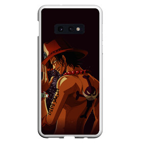 Чехол для Samsung S10E с принтом One Piece Портгас Д Эйс в Кировске, Силикон | Область печати: задняя сторона чехла, без боковых панелей | one piece | аниме | обезьяна д. луффи | портгас д. эйс | туз | эйс огненный кулак