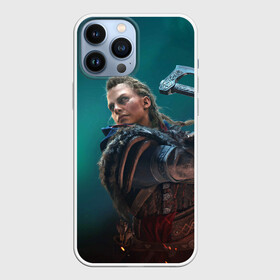 Чехол для iPhone 13 Pro Max с принтом ASSASSINS CREED VALHALLA в Кировске,  |  | eivor | valhalla | vikings | ассасин крид вальгала | ассасин крид вальхалла | ассассин крид | вальгалла | вальхалла | викинг | викинги | северное сияние | эйвор