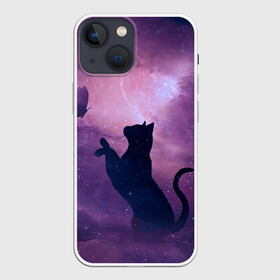 Чехол для iPhone 13 mini с принтом Star Cat в Кировске,  |  | cats | star cat | арт кошка | арт кошка в космосе | кошки | кошки в космосе