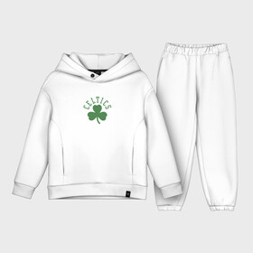 Детский костюм хлопок Oversize с принтом Boston Celtics в Кировске,  |  | boston | boston celtics | celtics | nba | баскетбол | бостон | бостон селтикс | нба | селтикс