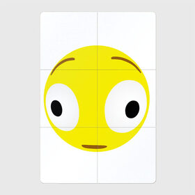Магнитный плакат 2Х3 с принтом Проклятый эмодзи в Кировске, Полимерный материал с магнитным слоем | 6 деталей размером 9*9 см | Тематика изображения на принте: cursed | emoji | смайл | удивление | эмодзи