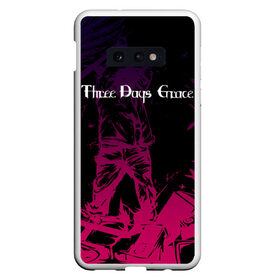 Чехол для Samsung S10E с принтом THREE DAYS GRACE. в Кировске, Силикон | Область печати: задняя сторона чехла, без боковых панелей | tdg | three days grace | группа | музыка | рок | три дейс грейс