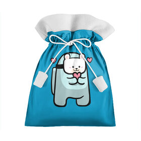 Подарочный 3D мешок с принтом Nyan Cat (Among Us) в Кировске, 100% полиэстер | Размер: 29*39 см | among | among us | cat | cats | crewmate | game | impistor | nyan | space | us | vote | выживший | игра | космос | кот | котейка | котэ | кошка | кэт | невиновный | нян | предатель | самозванец | сердечки | сердечко | сердца | сердце