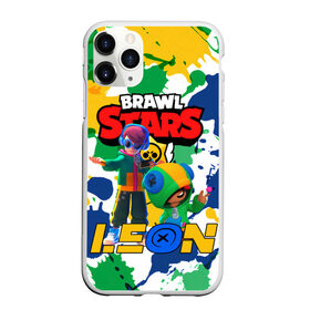 Чехол для iPhone 11 Pro Max матовый с принтом BRAWL STARS LEON. в Кировске, Силикон |  | Тематика изображения на принте: 8 bit | brawl stars | colette | crow | gale | leon | max | mecha | mecha crow | mr.p | sally leon | shark | tara | virus 8 bit | werewolf leon | акула | берли | бравл старс | ворон | коллет | макс | оборотень