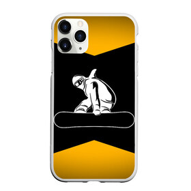 Чехол для iPhone 11 Pro матовый с принтом Сноубордист в Кировске, Силикон |  | snowboard | snowboarding | горные лыжи | прыжок | сноуборд | сноубординг | сноубордист | экстрим