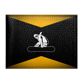 Обложка для студенческого билета с принтом Сноубордист в Кировске, натуральная кожа | Размер: 11*8 см; Печать на всей внешней стороне | snowboard | snowboarding | горные лыжи | прыжок | сноуборд | сноубординг | сноубордист | экстрим