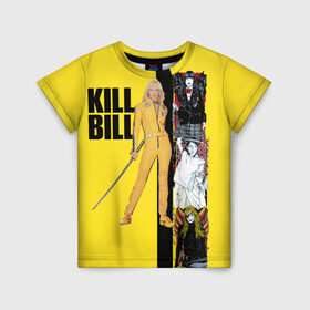 Детская футболка 3D с принтом Убить Билла в Кировске, 100% гипоаллергенный полиэфир | прямой крой, круглый вырез горловины, длина до линии бедер, чуть спущенное плечо, ткань немного тянется | боевик | квентин тарантино | преступление | триллер | фильм